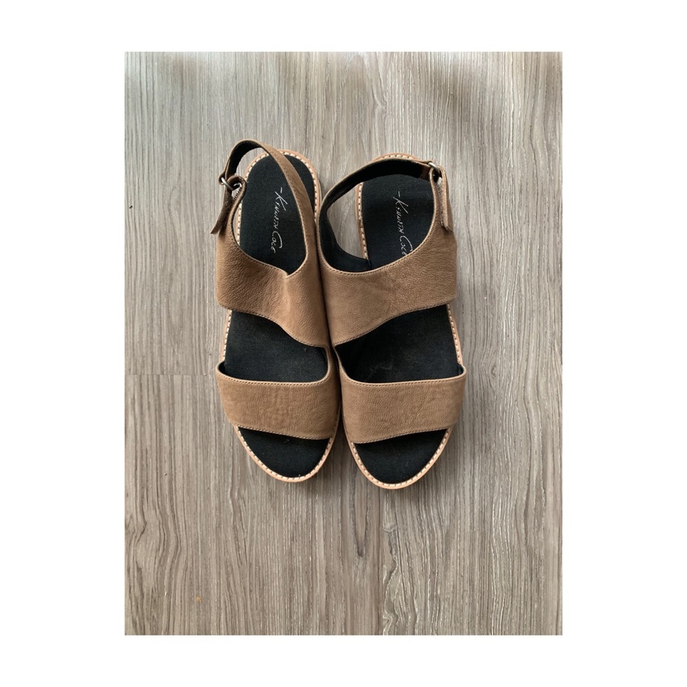 Kenneth Cole Tan Suede Sandals